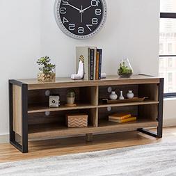 Ard Wood Bookcase With Shelves - Brown